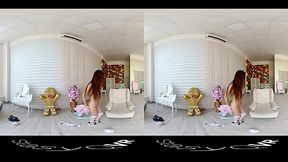 Compilation of gorgeous solo girls teasing in HD Virtual Reality video