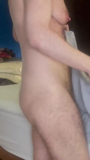 Cspot naked and changing the bedsheets   Clip 1