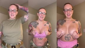 military slut lola maverick makes a deal big tits flashing taboo uniform