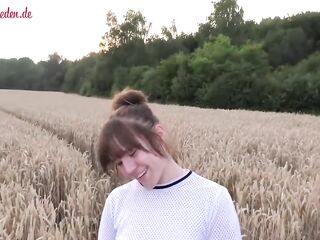 Adventurous outdoor sex with german amateur beauty pov