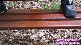 Piss off a bench