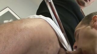 GYM BRAWLFitness Fatas Fuel Juicy Anal Sessions with Hunky Jeremy Bilding and Tattooed Stallion Kyle Quinn