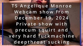 ts angelique monroe - webcam show from december 19, 2024