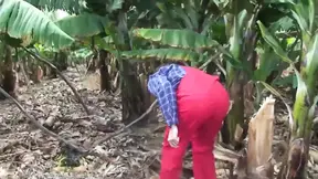 Shaved German Beauty Bounces on Big Dong