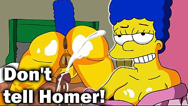 Finally get to Fuck Big Booty Marge Simpson from the Simpsons 2D animation cartoon