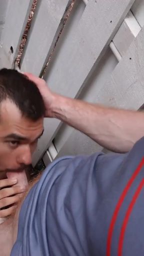 On your Knees right now! Good Boy! Brody Fox &amp; Adam Lancer for ManUpFilms   Clip 2