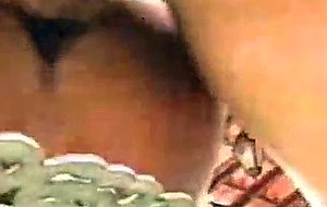 Outdoor transexual fuck