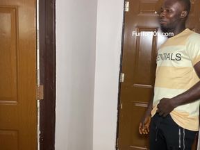 Delivery Guy Spies on Me in Shower