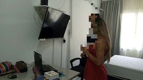 me acabei na vara do tecnico de internet (video completo)