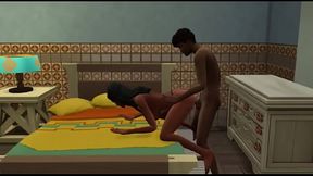 Santubhabhi Saree Got Tightly Grabbed By Neighbour Boy