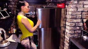 The goddess gives the perfect handjob