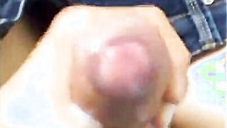 Hungarian Guy Drains His Massive Shaft