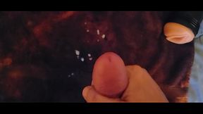 Stroking my cock with fleshlight