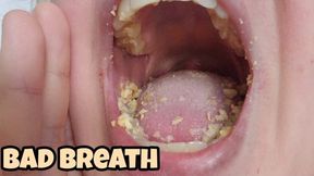 Bad Breath Fetish Compilation – Close Up Mouth Breathing