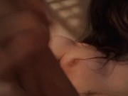 transgirl close up edging cumshot