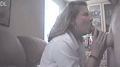 Best Friends Stepmom Sucks my Hard Cock