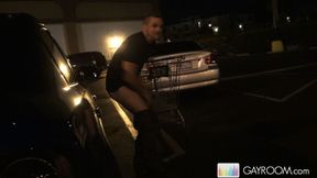 Intense Teasing in the Parking Lot - Hot Guys Get Wild -  Gay XXX