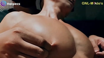 Great pecs and nipples getting played and massaged!