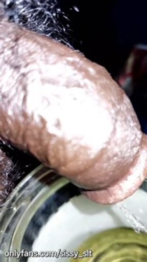 Small clitty only usefull for piss not for fuck, limp cock sissy try to masturbate but not possible