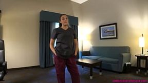 Curvy Nurse StepMom Fucks Injured StepSon