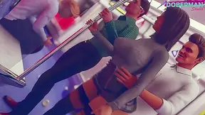 Stranger Takes Control of Horny Wife on Subway – Humiliated Hubby to Watch