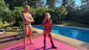 Outdoor Sexwrestle Tatiana Steele Vs Jay Spear