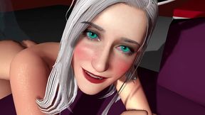 white bunny doggy style.