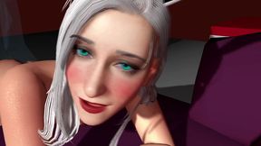 white bunny doggy style.