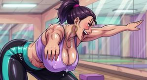 Huge Boobs Yoga