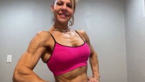 Shredded Upper Body Topless Flexing