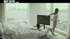 ”Boobs against glass compilation”