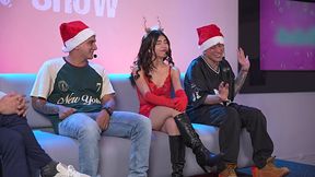 stuffing the turkey!! anal queen sara taylor does a hardcore dp with a double cum on her face