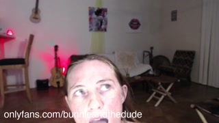 Dirty Talking Wife Rubs Spit All Over Face Saliva Nose Snot from Gagging