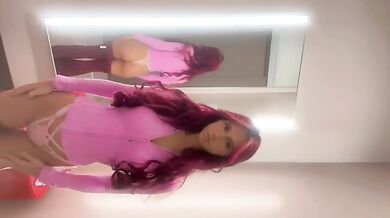 SNEAKING INTO DRESSING ROOM WITH DILDO