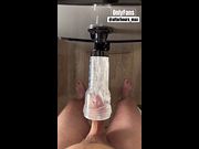 Slow Clear Fleshlight Edging Ends With Intense Explosive Cumshot - Solo Male