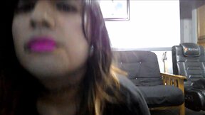 Sissy Marissa dildo anal and lovense lush play
