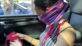 Natasha rides hard and fast to a screaming orgasm