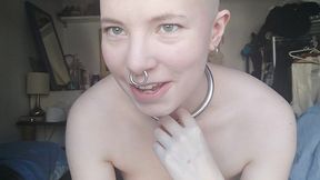 secretary transforms into bald slave