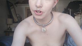 secretary transforms into bald slave