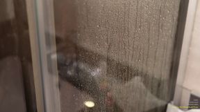 Russian Stepdaughter Sucks Stranger's Cock in Hotel Shower