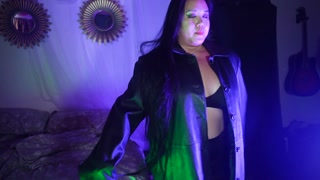 ASMR Mistress Mara's New Leather Jacket with Driving Gloves