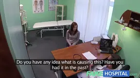 HotHospital Passionate redheads tight pussy causes creampie