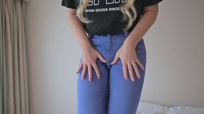 Wetting Jeans on the Bed