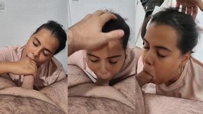 le hago una mamada a mi novio despues de su trabajo