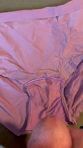 Cum on wife's panties 32