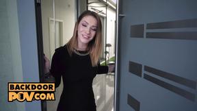 ”POV - Neighborhood stepmom Sata Jones in fuck threesome”