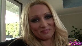 a blonde bombshell diana doll giant cock challenge