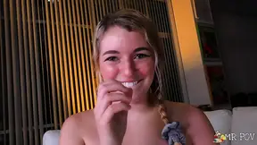 Abby Adams Visits Next Door To Turn Mutual Teasing Into Intense Action