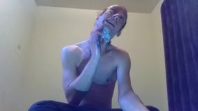 Transgirl Shaving Her Face