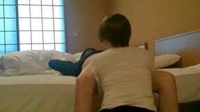 無修正　不倫熟年密会ハメ撮りSEX嫌らしい腰使い